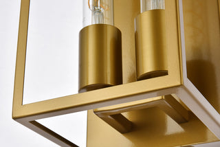 Voir 2 lights wall sconce in brass