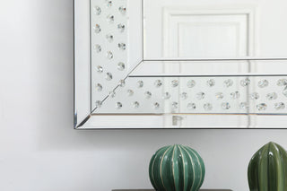 Sparkle collection crystal mirror 28 x 36 inch