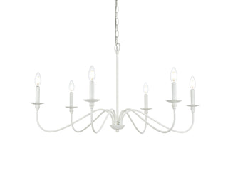 Rohan 30 inch chandelier in White