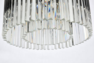 Sydney 8 light Matte Black Flush Mount Clear Royal Cut Crystal