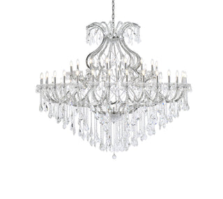 Maria Theresa 49 light Chrome Chandelier Clear Royal Cut Crystal