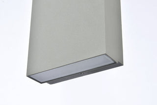 Raine Integrated LED wall sconce in silver