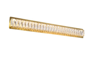 Monroe Integrated LED chip light gold Wall Sconce Clear Royal Cut Crystal