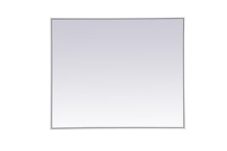 Metal frame rectangle mirror 30 inch x 36 inch in White