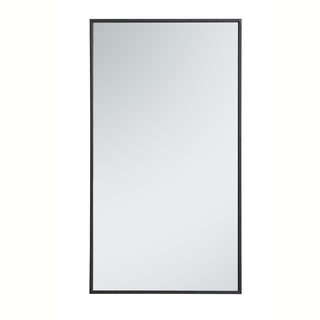 Metal frame rectangle mirror 20 inch in Black