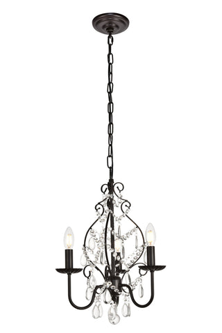 BLAISE Collection Pendant D15 H20 Lt:3 Oil rubbed bronze Finish