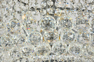 Primo 32 light Chrome Chandelier Clear Royal Cut Crystal