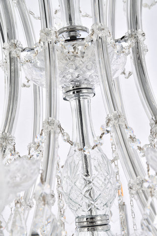 Maria Theresa 36 light Chrome Chandelier Clear Royal Cut Crystal