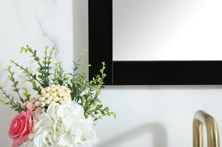 Aqua vanity mirror 18x32 inch in black