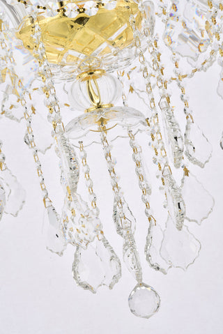 Verona 15 light Gold Chandelier Clear Royal Cut Crystal