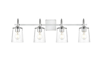 Avani 4 light Chrome and Clear Bath Sconce