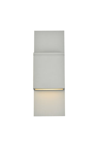 Raine Integrated LED wall sconce  in silver