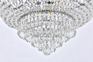 Century 12 light Chrome Chandelier Clear Royal Cut Crystal