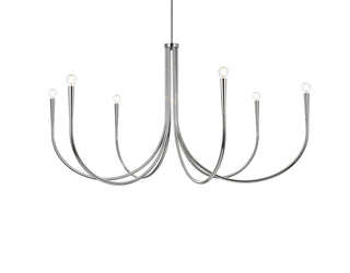 Layne 55 inch chandelier in Chrome