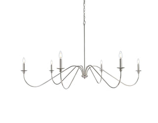 Rohan 60 inch chandelier in Polished Nickel