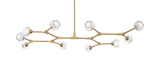 Zayne 10 Light Pendant in Gold