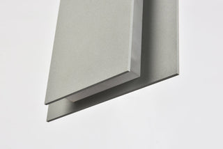 Raine Integrated LED wall sconce  in silver