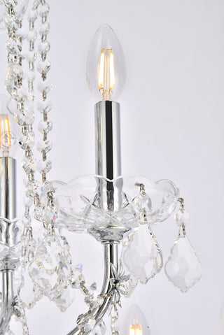 St. Francis 24 light Chrome Chandelier Clear Royal Cut Crystal