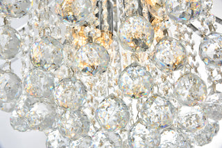 Toureg 11 light Chrome Chandelier Clear Royal Cut Crystal