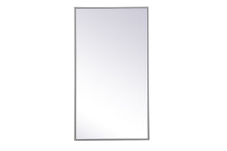 Metal frame rectangle mirror 20 inch x 36 inch in Grey