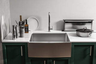 Stainless Steel farmhouse kitchen sink L27'' x W22'' x H10"