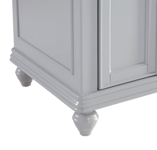 24 In. Single Bathroom Vanity Set In Light Grey