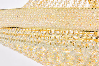 Primo 48 light Gold Chandelier Clear Royal Cut Crystal