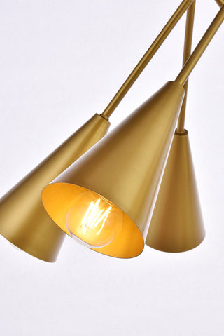 Casen 32 inch pendant in brass