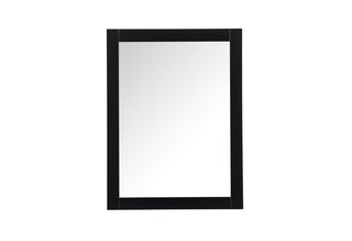 Aqua vanity mirror 27x36 inch in black