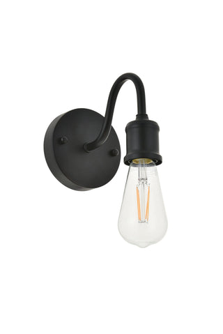 Serif 1 light black Wall Sconce