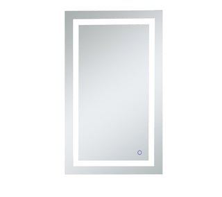 Helios 24in x 40in Hardwired LED mirror with touch sensor and color changing temperature 3000K/4200K/6400K