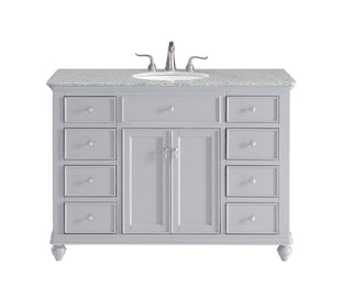 48 In. Single Bathroom Vanity Set In Light Grey