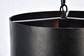 Miro Collection Pendant D15 H9.25 Lt:1 Vintage Black Finish