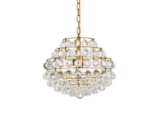 Savannah 16 inch pendant in brass