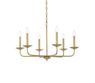 Cohen 30 inch pendant in brass