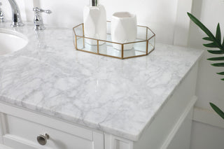 60 inch Single bathroom vanity in white