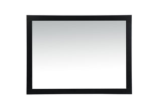 Aqua vanity mirror 48x36 inch in black