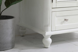 30 inch Single Bathroom Vanity in Antique White