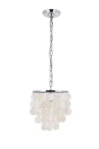 Selene 1 light Chrome Pendant