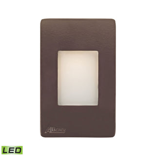 Beacon Step Light - LED Opal Lens with Brown Finish