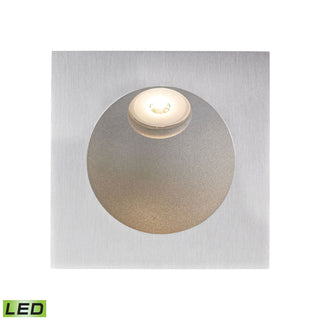 Zone 3'' Wide Integrated LED Step Light - Aluminum with Opal White Glass Diffuser