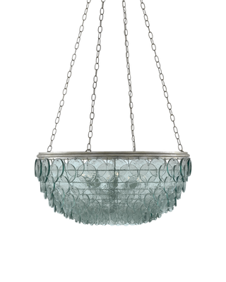 Quorum Small Recycled Glass Chandelier