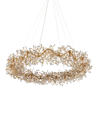 Crystal Bud Grande Ring Chandelier