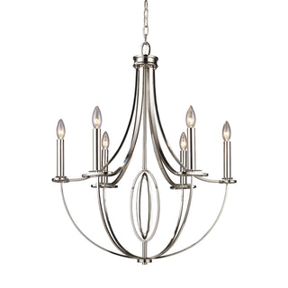 Dione 25" Wide 6-Light Chandelier