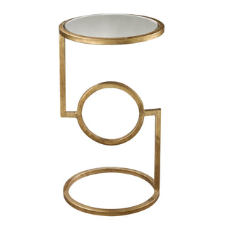 Mirrored Top Accent Table