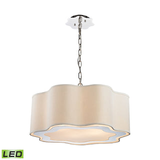 Villoy 24'' LED Pendant Light- Polished Nickel