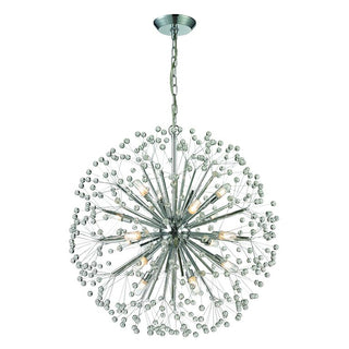 Starburst 27" Wide 16-Light Chandelier