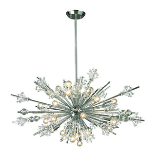 Starburst 36" Wide 24-Light Chandelier