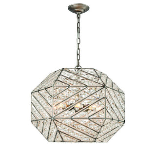 Constructs 20" Wide 8-Light Chandelier