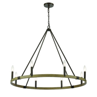 Transitions 36" Wide 8-Light chandelier